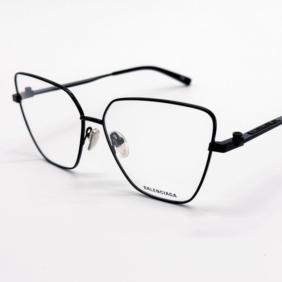 NEW BALENCIAGA EYEGLASSES BB0170O 003 CAT EYE BLACK WOMEN EYEWEAR BALENCIAGA - Picture 7 of 10
